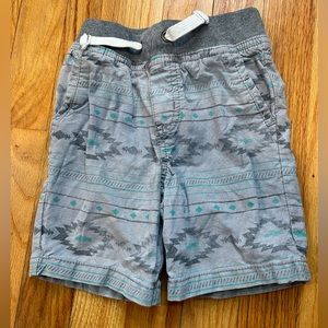 Gray Boy Size 2T Aztec style Cherokee Shorts
